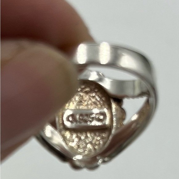 Designer Carolyn Pollack Vintage Relios Desert Scene Sterling 925 Ring Sz 7.5 - Picture 11 of 15
